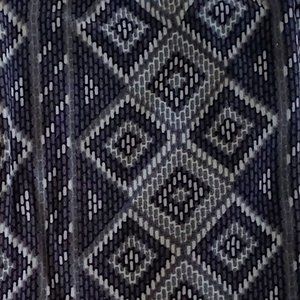 Lularoe Leggings Black and White One Size Diamond Geometric Print